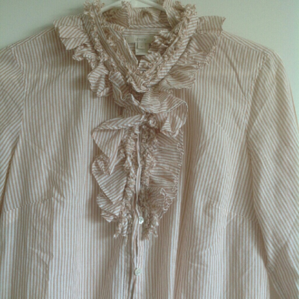 J-crew Ruffle Top - Picture 2 of 2